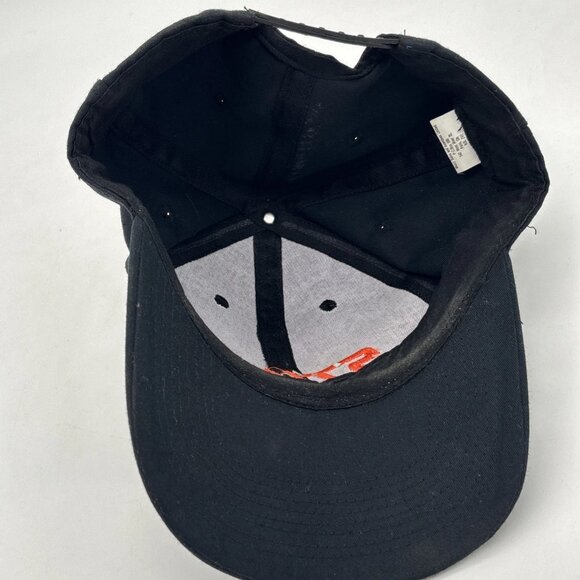 STIHL Embroidered Snapback Hat Cap Black & Orange - Picture 7 of 8